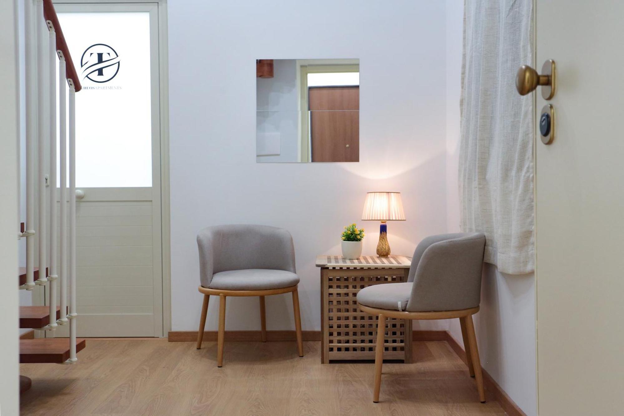 Theos Holidays Apartments จีอาร์ดีนี นักซอส ภายนอก รูปภาพ